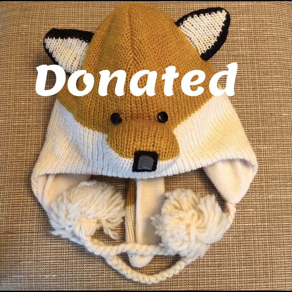 🦊 fox wool toboggan / toque 🦊 EUC adorable! 😍